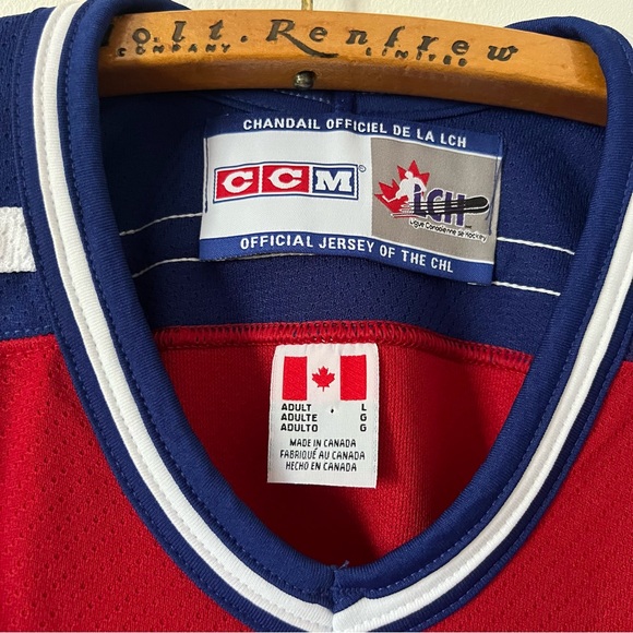 Rare!‎ Vintage Deadstock Prince Edward Island Rocket QMJHL Hockey Jersey CCM L - Picture 4 of 13